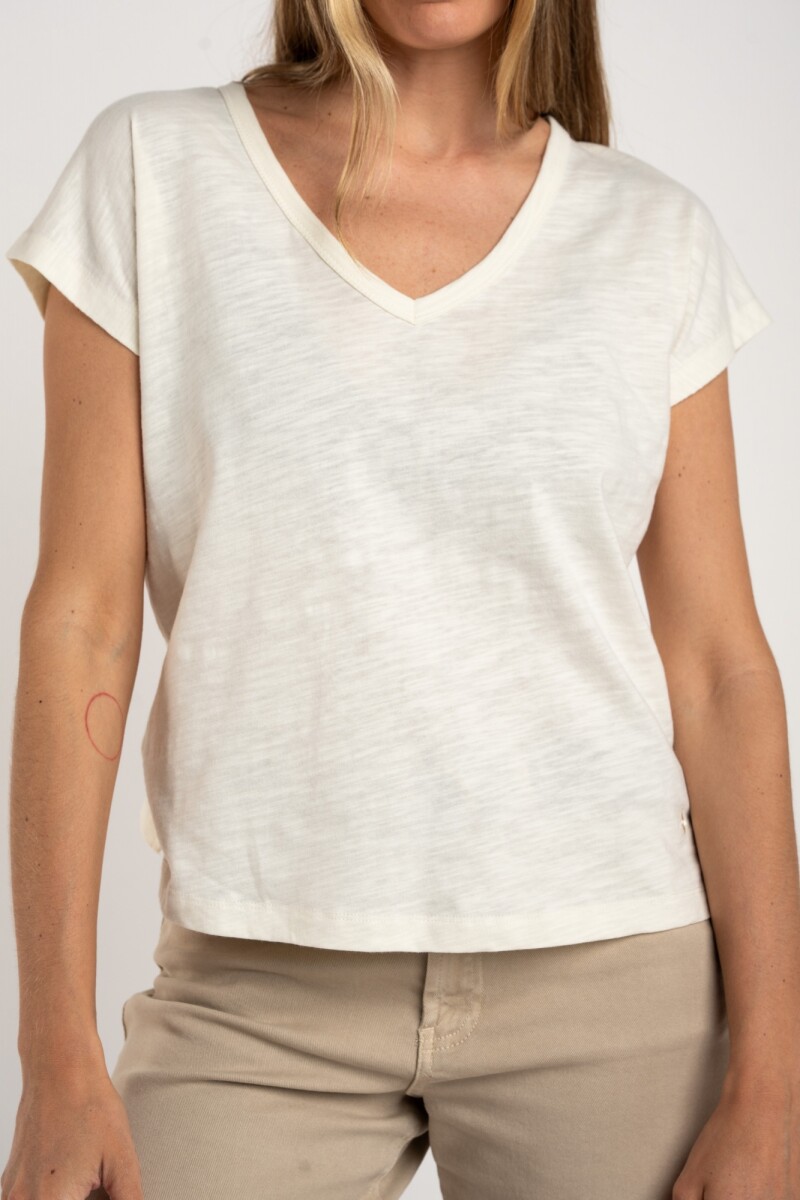 Remera Algodón Falame Nácar