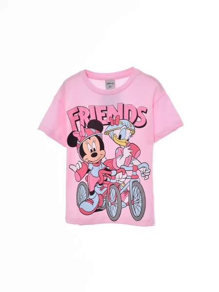 REMERA FRIENDS M&D ROSA CLARO
