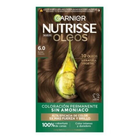 Garnier Nutrisse oleos Sin amoníaco 6 Rubio oscuro