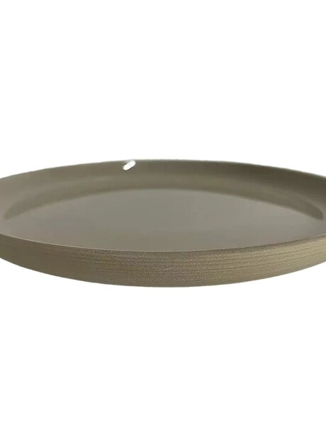 PLATO DE MESA D27CM BEIGE PLATO DE MESA D27CM BEIGE