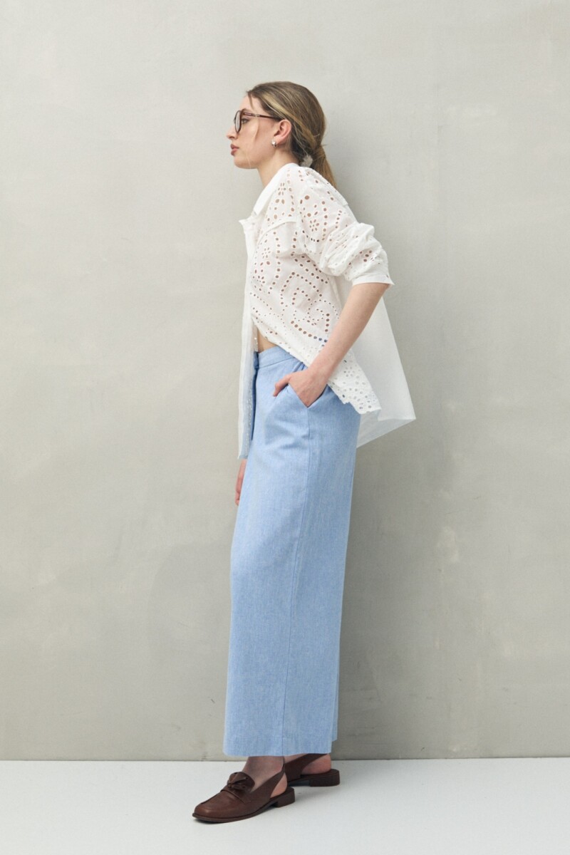 PANTALÓN ALESSIO Azul Melange