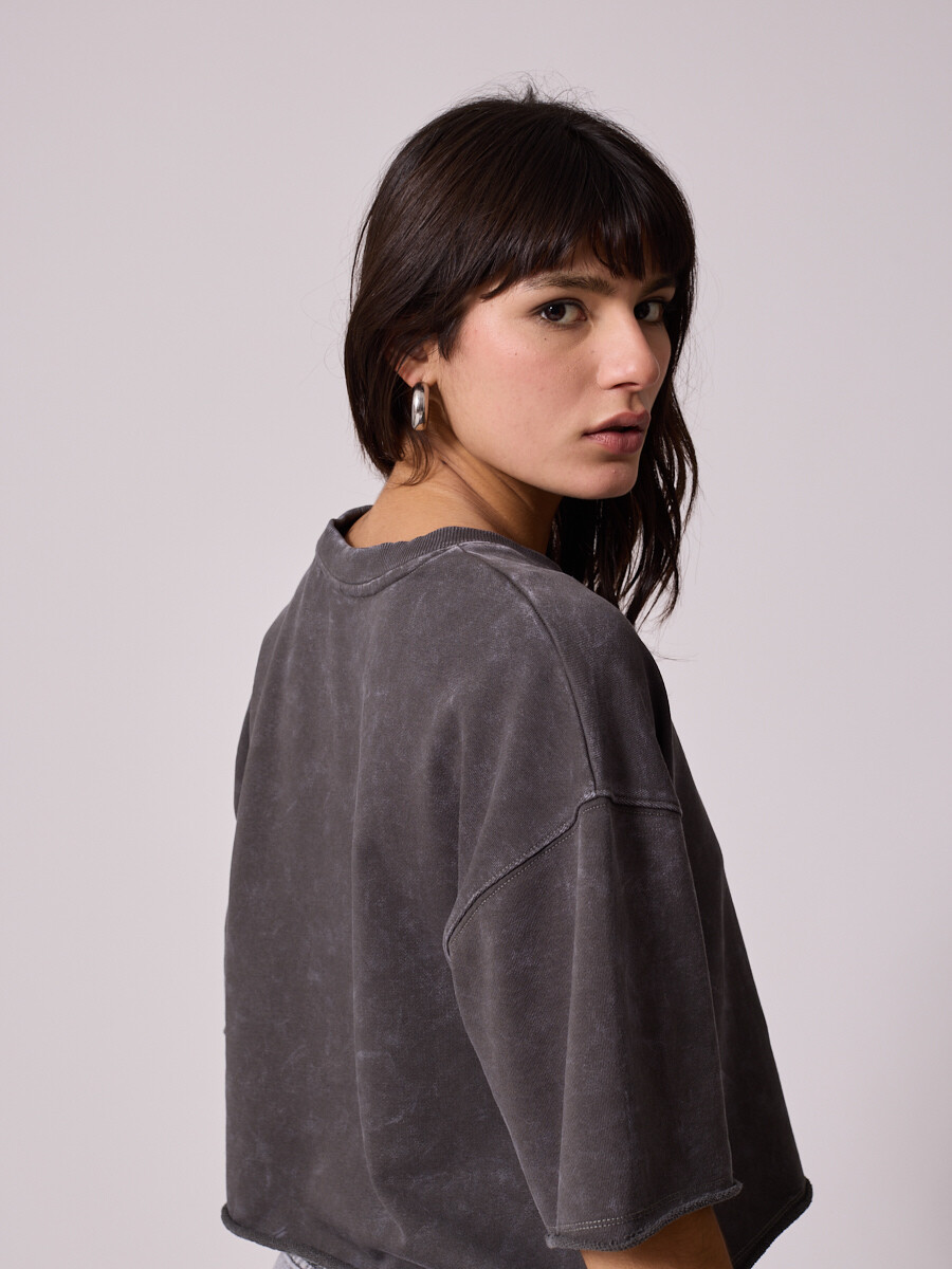 T-SHIRT INNA DIXIE Gris Oscuro
