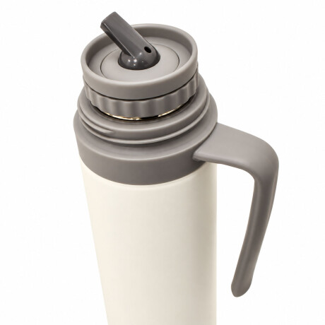 Termo Ac. Inox 0,50Lts Manija Pico Cebador Paris Comet Blanco