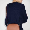 Bandolera Hazel en efecto cuero Cuoio