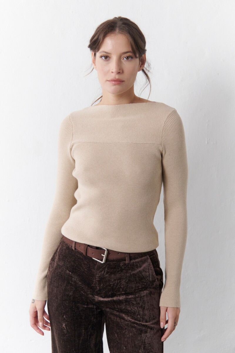 BUZO MORLEY BOTE BEIGE
