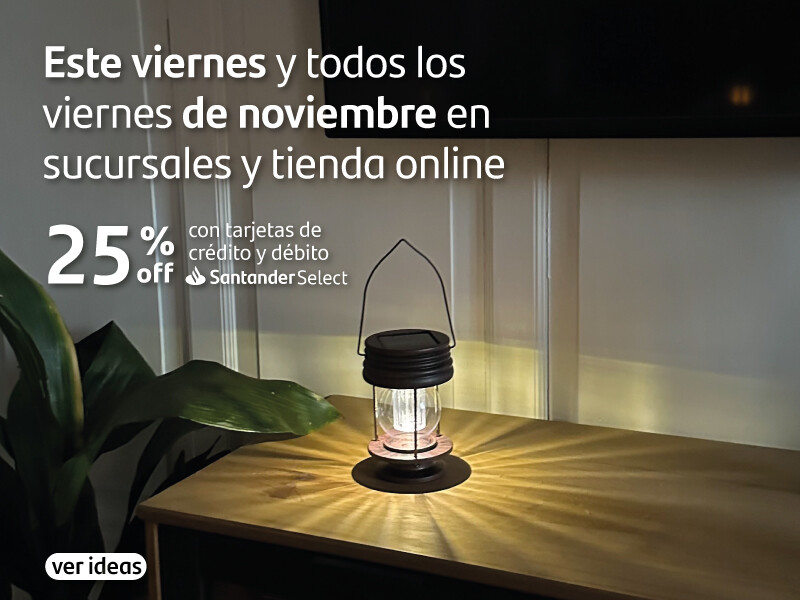 25% Off con Santander Select