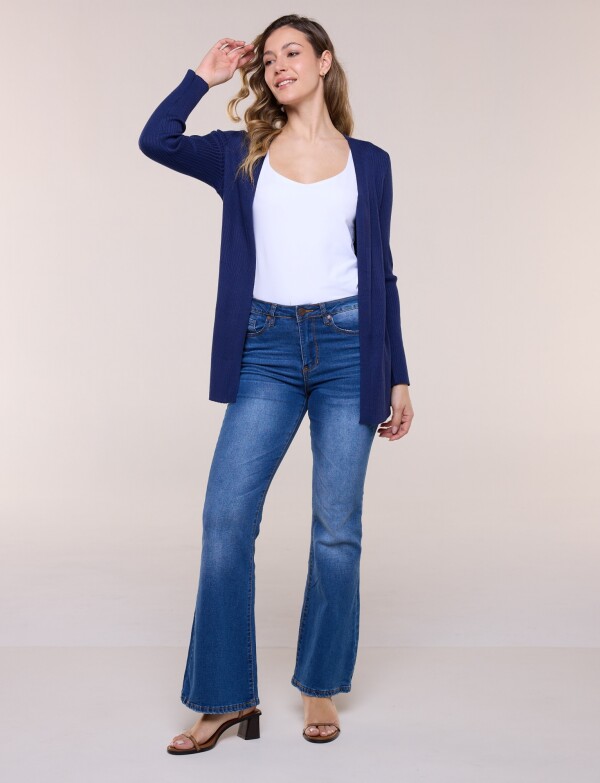 Cardigan Abierto AZUL