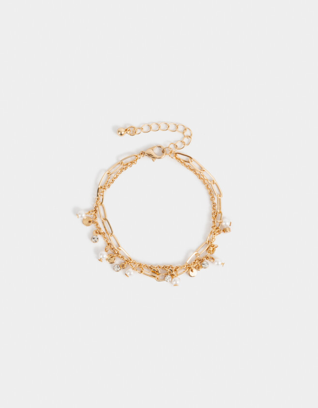 Pulseras Flexibles Bañada en Oro Pulsera Flexible Bañada En Oro - Dorado