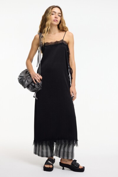 VESTIDO LARGO Negro