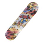 PATIN MEDIANO DE MADERA CON DISEÑO / 4 RUEDAS PATIN MEDIANO DE MADERA CON DISEÑO / 4 RUEDAS