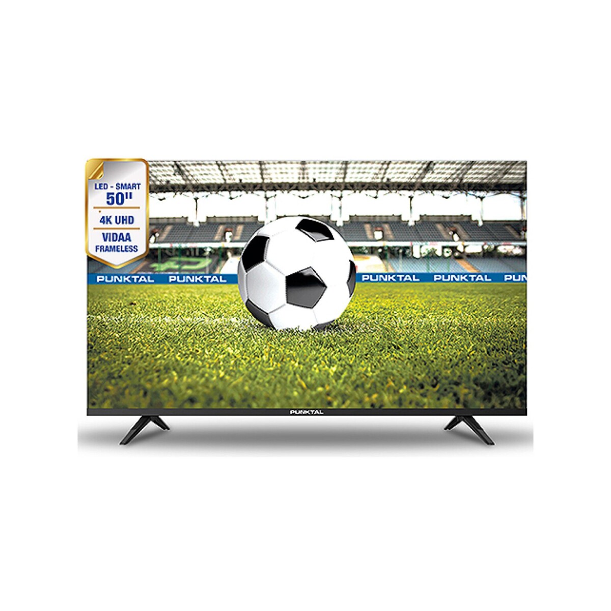 PANTALLA LED 50" SMART HD - WOS – WIFI – SINTONIZADOR - NETFLIX - Y/TUBE - negro 