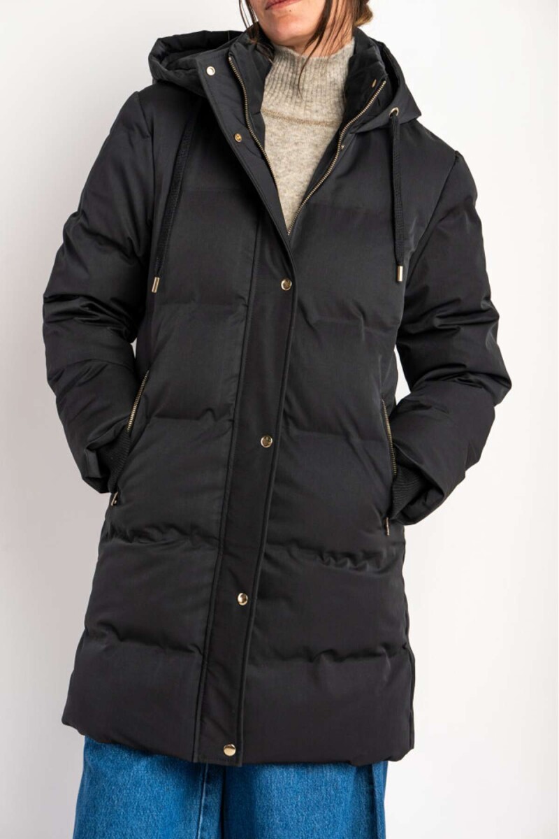 Tapado Capitoneado - Negro 