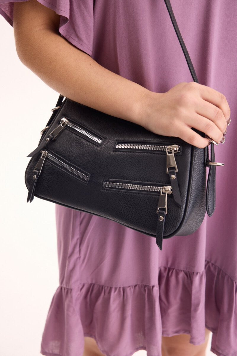 Cartera Seda Negro