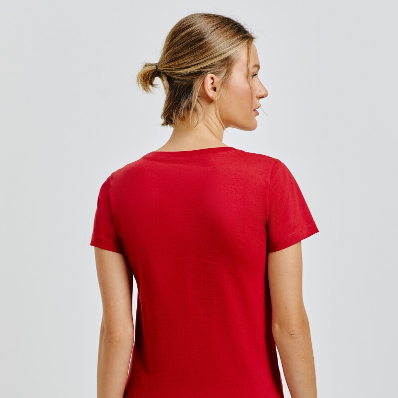 BLUSA MM FEM ROJO OSCURO