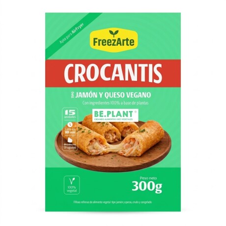 Crocantis Vegano De Jamon Y Queso 15 Unidades Crocantis Vegano De Jamon Y Queso 15 Unidades