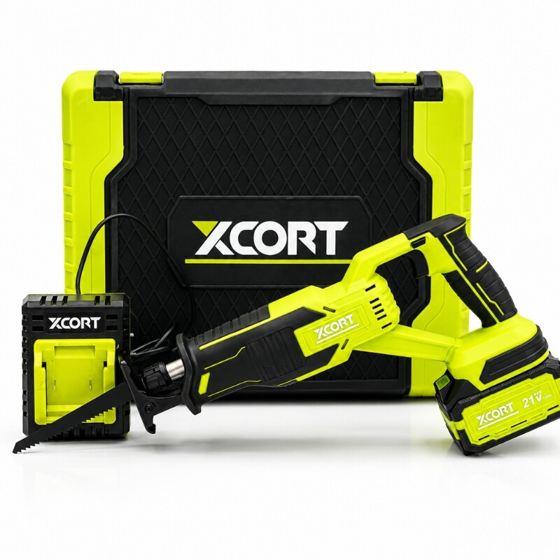 XCORT SIERRA SABLE BRUSHLESS PROFESIONAL 21V 23MM + BATERIA 4.0MAH & CARGADOR Xcort Sierra Sable Brushless Profesional 21v 23mm + Bateria 4.0mah & Cargador