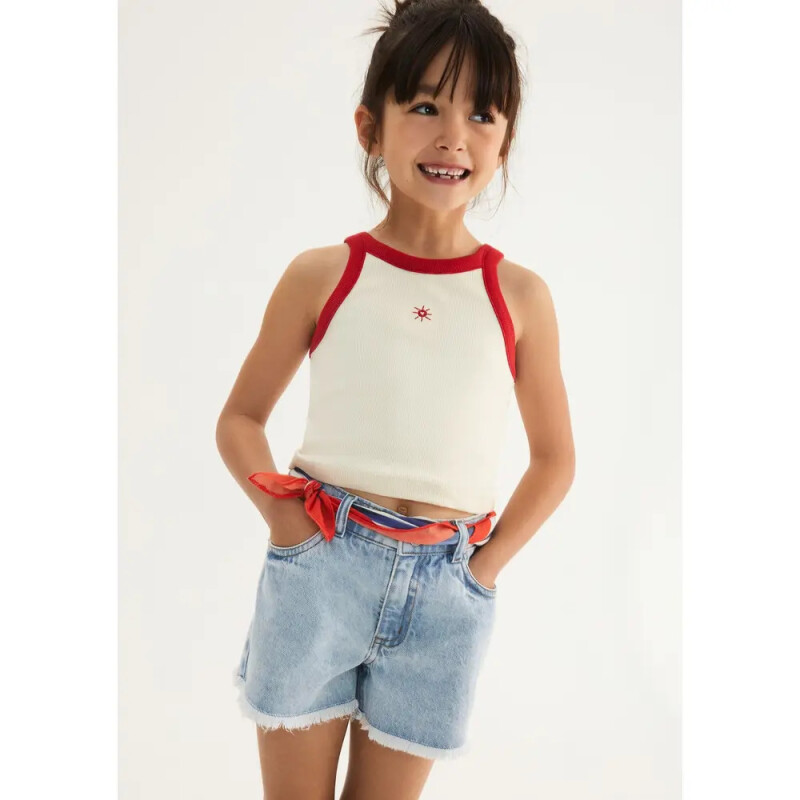 SHORTS FEM AZUL CLARO