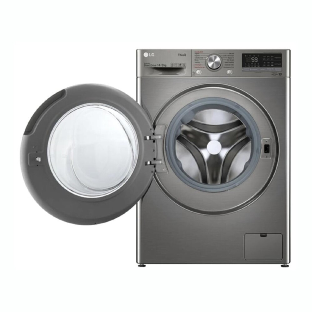 Lavasecarropas frontal LG inverter 14Kg WD14VVC4S6C Gris