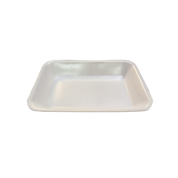 BANDEJA DE ESPUMA BLANCA 21X14X2.8 CM BLANCO
