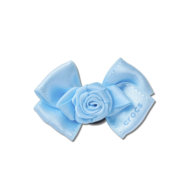 Jibbitz Charm™ Blue Rosette Bow Multicolor