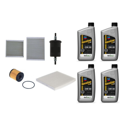 KIT DE FILTROS Y ACEITE 5W30 TEXACO Kit De Filtros Y Aceite 5w30 Texaco