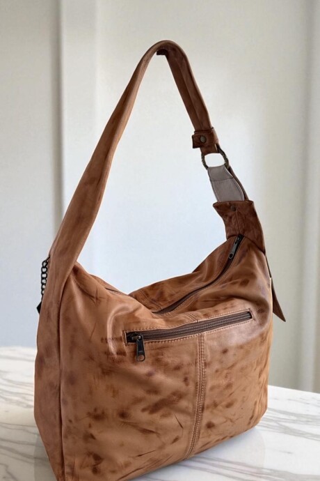 Cartera DEMI Con Arte Pintado A Mano Color Suela