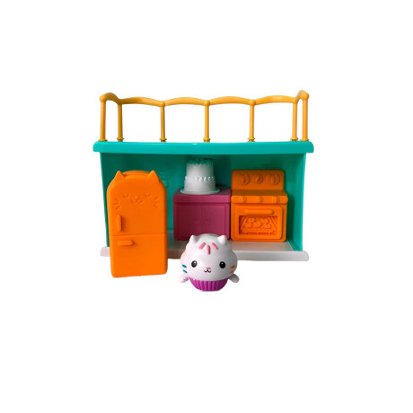 Gabbys Dollhouse Set X3 Mini Habitaciones + Acc Gabbys Dollhouse Set X3 Mini Habitaciones + Acc