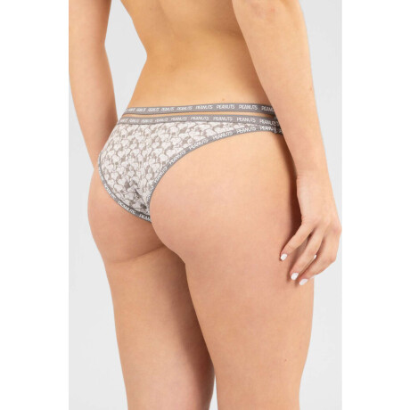 Bikini snoopy full Gris melange