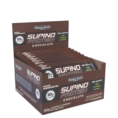 Protein Bar Chocolate Caja x12 Banana Brasil Supino Protein Bar Chocolate Caja x12 Banana Brasil Supino