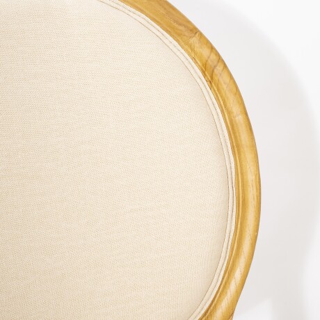 SILLA DE COMEDOR MADERA NATURAL-BEIGE ESTILO LUIS XV