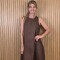 Vestido Veri Lino Chocolate