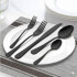 Juego de 24 Cubiertos De Acero Inoxidable Cocina Imback Negro Juego de 24 Cubiertos De Acero Inoxidable Cocina Imback Negro
