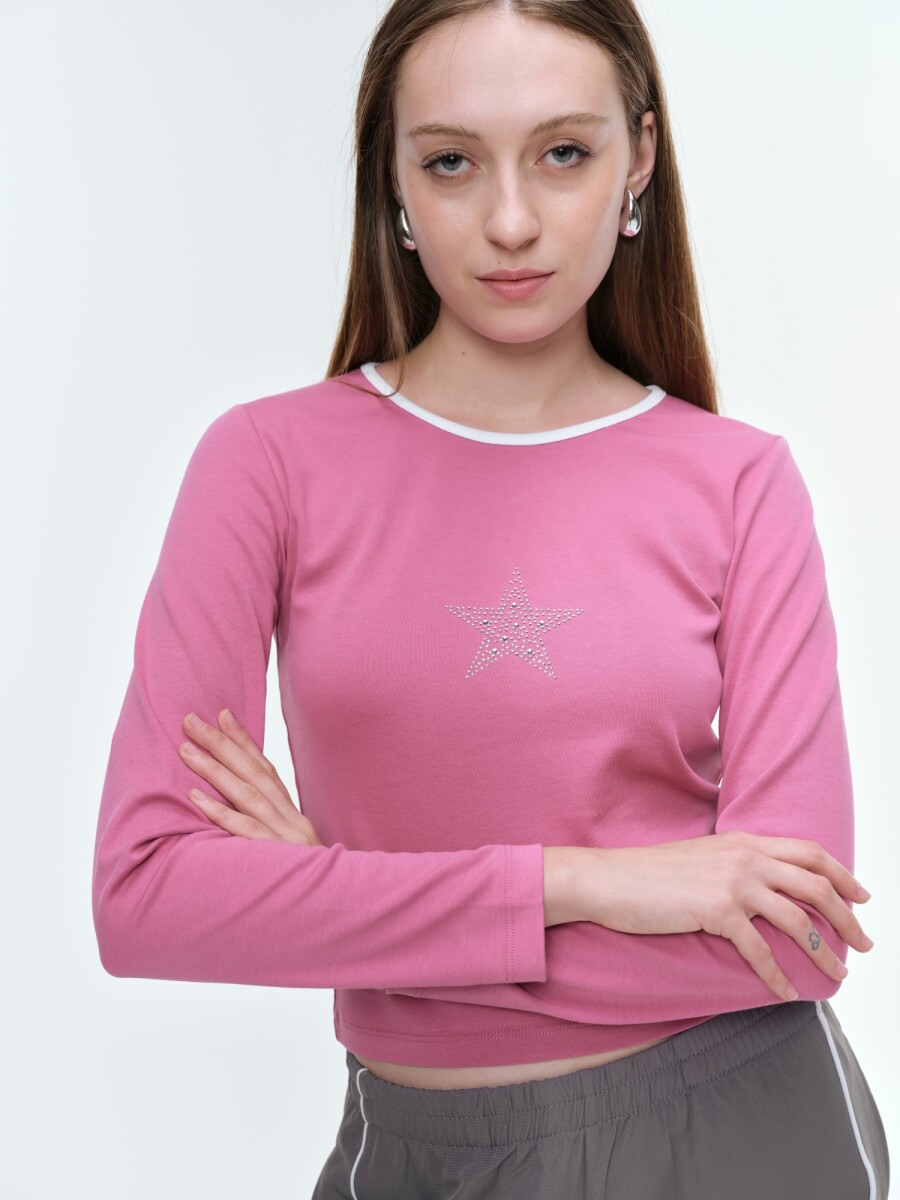 Remera Estrella - Mora 