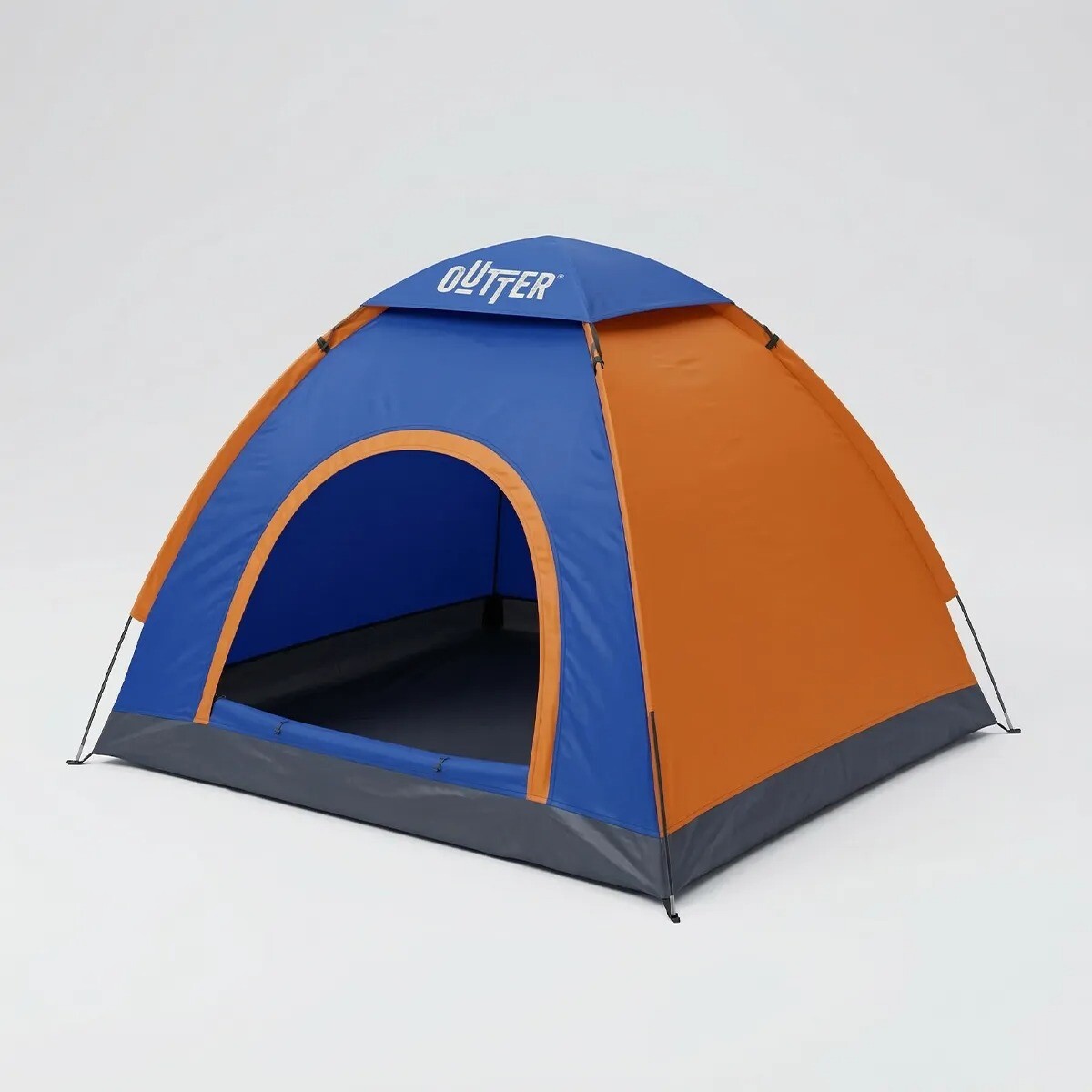 Carpa Outter Camping Para Dos Personas 190 X 130cm - Azul 