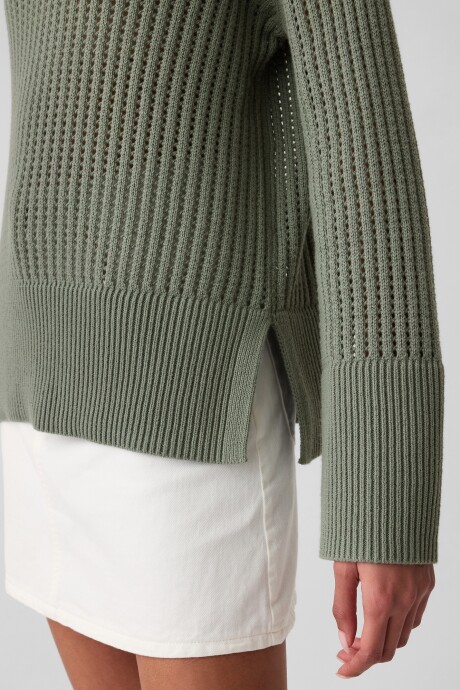 Buzo Cuello V Mujer Vintage Palm