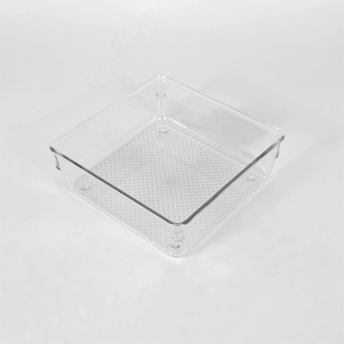 ORGANIZADOR CUAD ACRIL TRANSP 15X15X5CM 
