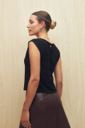 TOP ROSELINA Negro