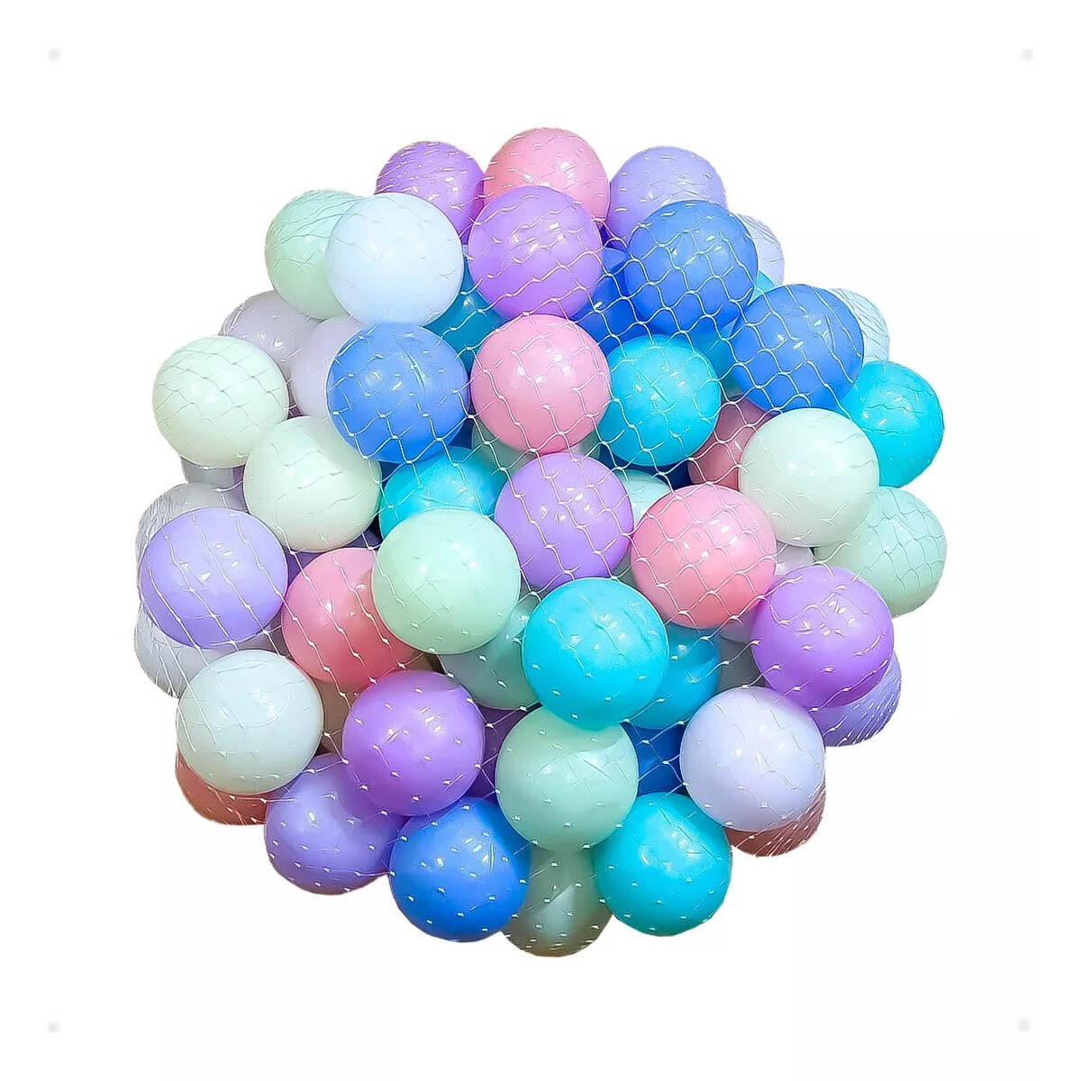 Set 50 Pelotas Pelotero Grandes 7.5cm Brillantes+ Red - Pastel 