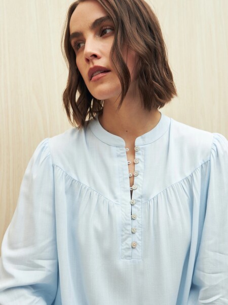 CAMISA ALLIE BRICK CELESTE