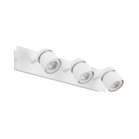 Spot pared ABS+acero LED blanco orientable 3xGU10 FA3012