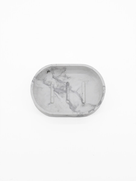 JABONERA TILBURG MARMOLADO OFF WHITE