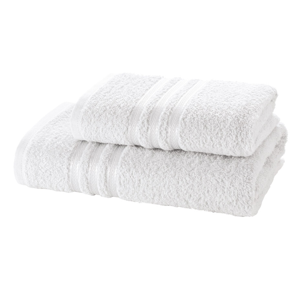 Juego de Toallas para Baño Döhler Priori 2 Piezas - BLANCO 