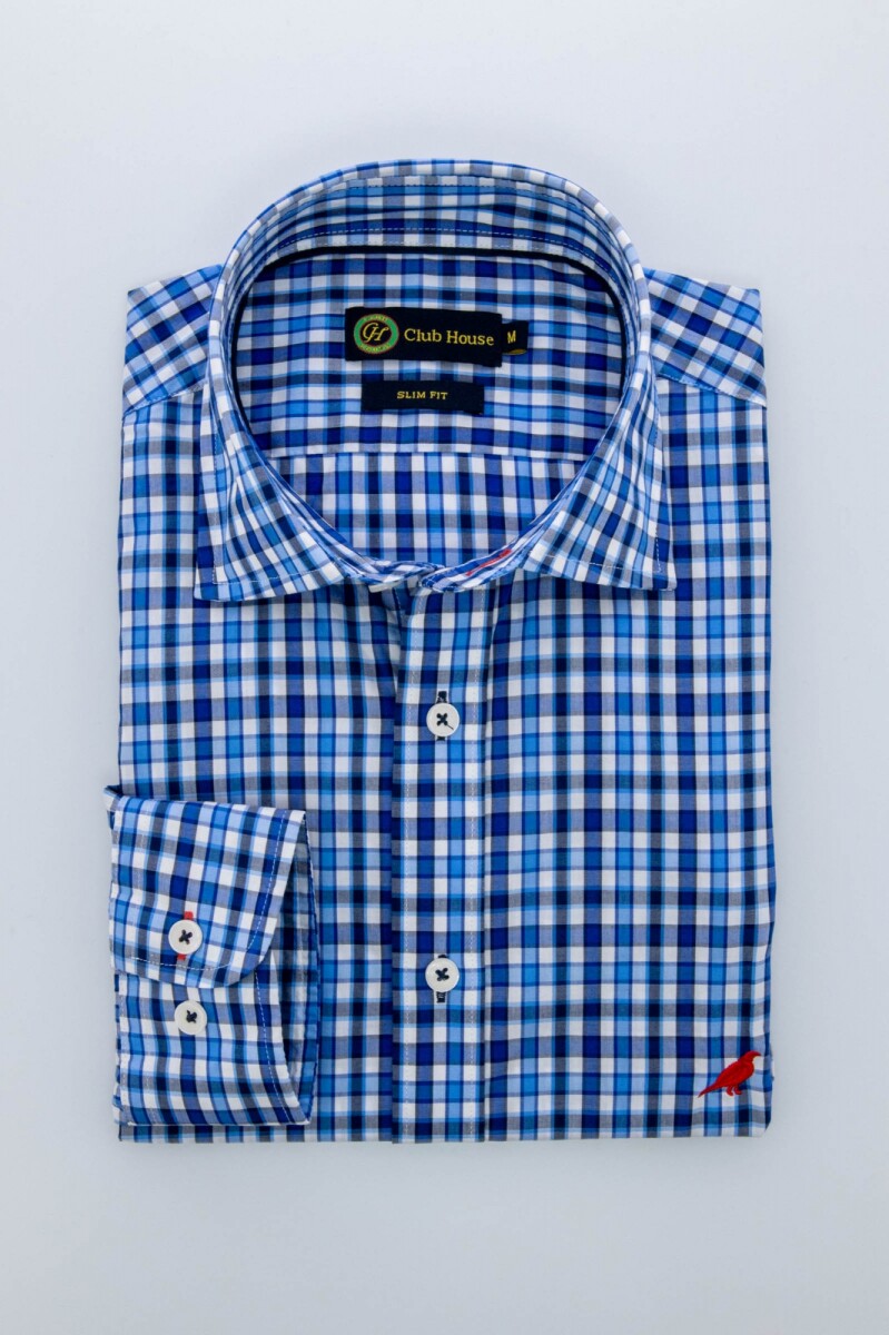 Camisa Short collar Fantasia - Oxford 