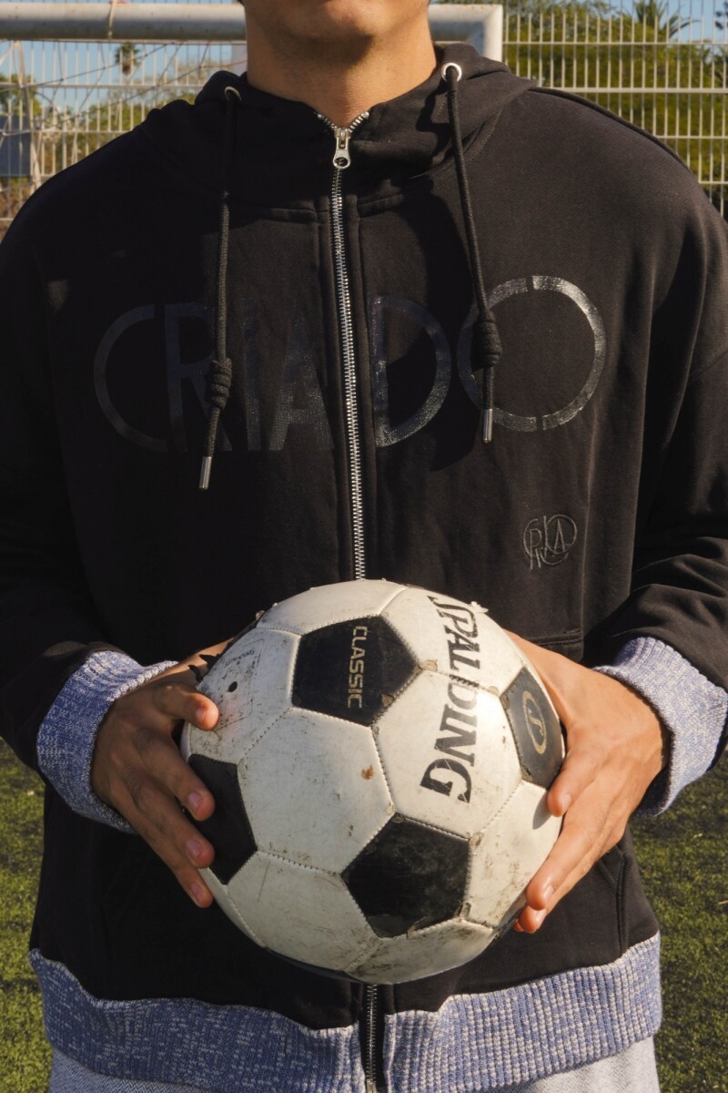 Campera Campeones NEGRO
