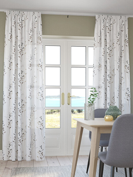 Cortina KINN 1x140x300 flores Cortina KINN 1x140x300 flores