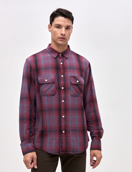 Sobrecamisa Jeremy Burgundy