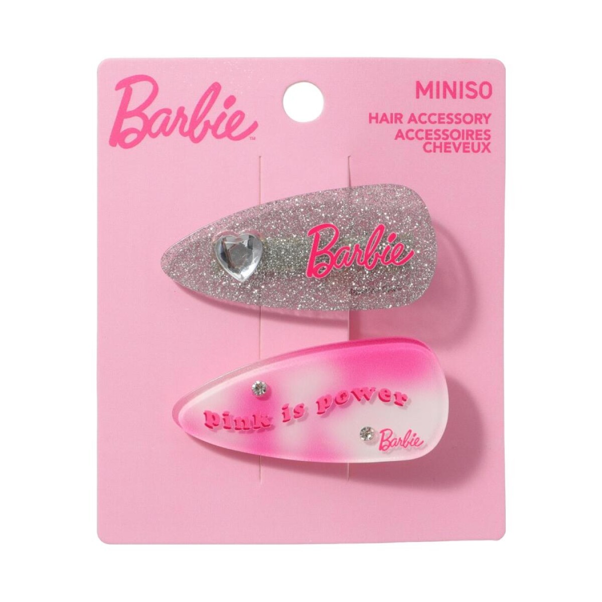 Broches Barbie - gris 