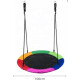 Hamaca De Jardín Base Circular Niños Columpio 1m Multicolor Multicolor