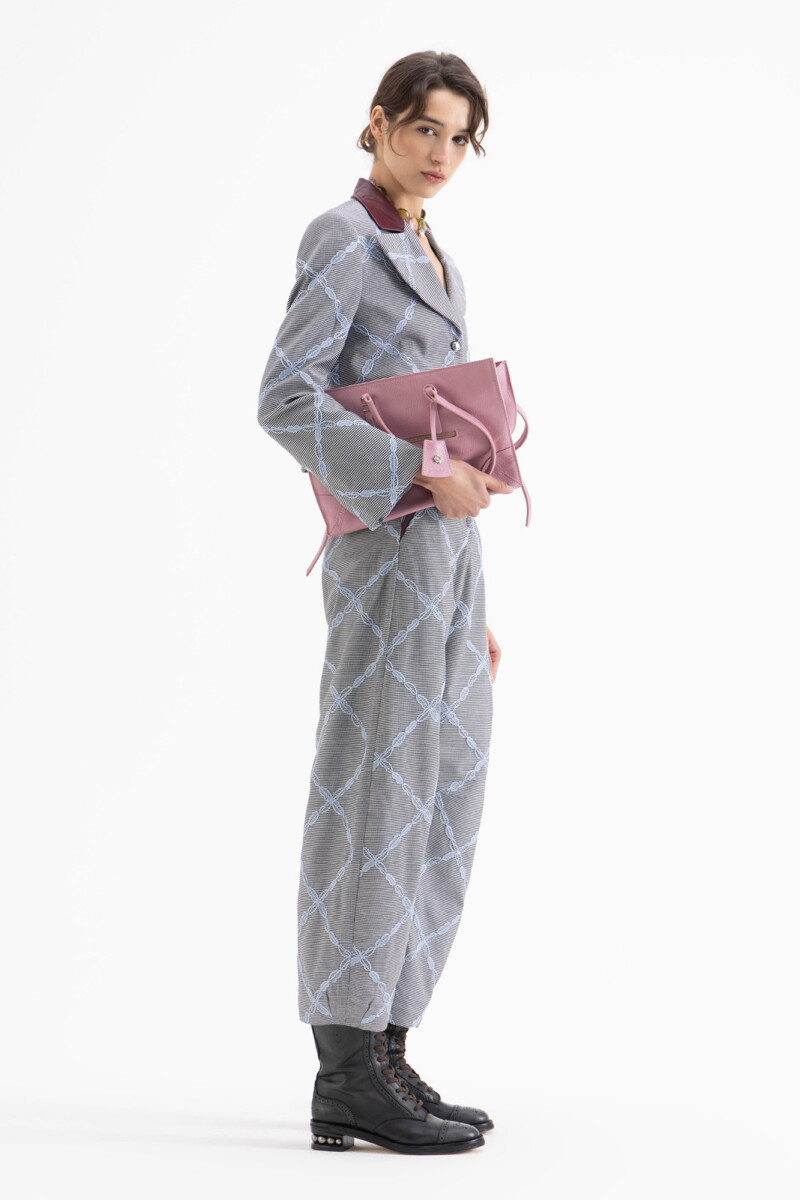 PANTALON OXFORD Celeste