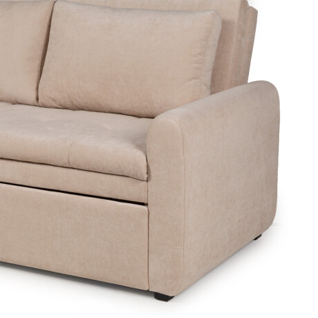 Sofá Cama Saara - Tela Microfibra 3012 (Beige)